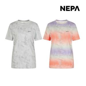 네파 여성 옴브레 반팔 라운드 티셔츠 여름 등산 운동복 7J45322