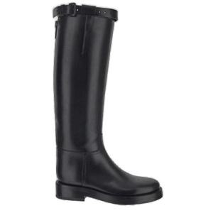 Ann Demeulemeester 버클 디테일 라운드 토 부츠 B0010078LT046 099 TP945272788