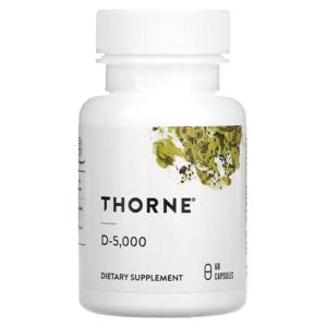 Thorne Research 쏜리서치 비타민D 5000IU 60캡슐 D-5000