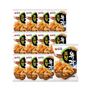 농심 조청유과 96g x 12봉 현미조청 봉지과자