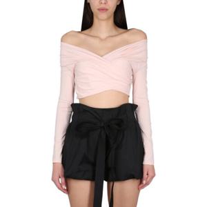 필로소피 보우 클로저 백 크롭 셔츠 02092124 0226