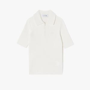 [시즌오프 30% 인하] 라코스테 공식 여성 슬림핏 3D 하프집업 스웨터 AF2572-55G 70V