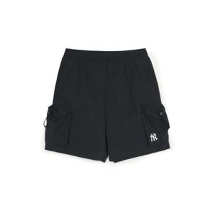 MLB  (3ASMB0953-50BKS) 공용 고프코어 경량 5부 카고 반바지