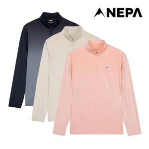 네파 여성 마운틴 도트 긴팔 집업티셔츠 7I45403