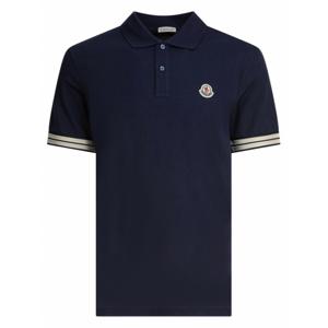 [MONCLER] 남성 코튼 pique 폴로 셔츠 8A00020 89A167A9 Blue /3
