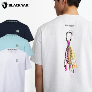블랙야크 여름 등산티 남녀공용 히말라야 공용 포인트 그래픽 반팔티 1BYRTMU912