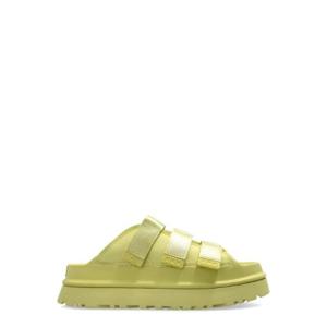 UGG 골든글로우 로고 엠보싱 슬라이드 1167430 GLDN TP936715360