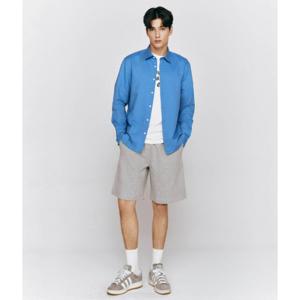 [지오다노] 남자 트레이닝 테리 무지 밴딩 반바지 105416