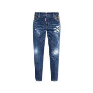 Dsquared2 다크 브로큰 니 워시 쿨 걸 진 S75LB0996S30342 470 TP934601486