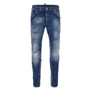 Dsquared2 디스트레스드 슈퍼 트윈키 스키니 진 S74LB1440S30872 470 TP934636953