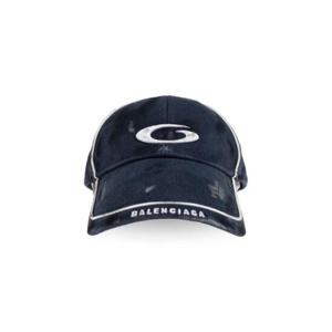 Balenciaga 로고 엠브로이더리 디스트레스드 캡 811803410B2 4178 TP934856279