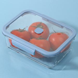 네오플램 베큐씰 진공 내열유리 밀폐용기 직사각 1500ml