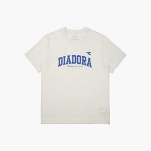 디아도라반팔티 KQJ D5221TRS76OWH 퍼포먼스 로고 메쉬 반팔 티셔츠 OFF WHITE