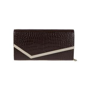 지미추 클러치 파우치 J000178553 027190 CHOCOLATE LIGHT GOLD