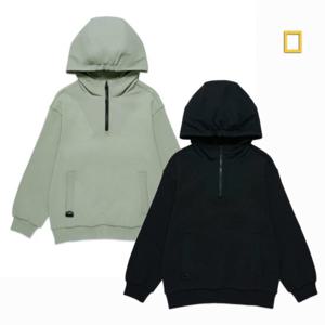 내셔널지오그래픽키즈  (K251UHD210) 어드벤처 우븐믹스 HOODY 긴팔 후드 티셔츠