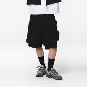 [OFFROAD] 유니 스탠드 칼라 VEST 셋업 팬츠 (블랙)_5LD1713