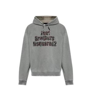 Dsquared2 로고 프린트 드로스트링 후드티 S74GU0858S25599 815 TP934531379