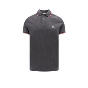 Moncler 로고 패치 폴로 셔츠 0918A7030084556 989 TP934458337