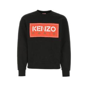 Kenzo 로고 프린트 크루넥 스웨트셔츠 FD55SW4474ME 99J TP945300424