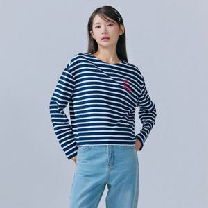 [체이스컬트]여성 크롭 스트라이프 티셔츠-CEPG5181B04
