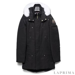 라프리마 무스너클 남성 화이트 퍼 패딩 MK4661MP-290-BK/NA