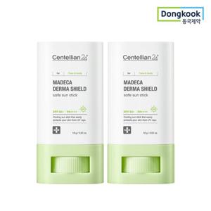 [5%적립] 센텔리안24 마데카 더마쉴드 세이프 촉촉 쿨링 선스틱 18g 2개 SPF50+ 24H 자외선차단 진정 비건인증