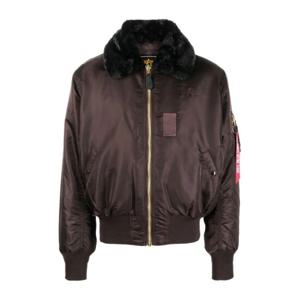 알파인더스트리 에비에이터 봄버재킷 100107696 BROWN