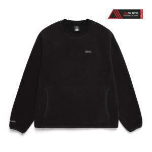 내셔널지오그래픽 N244USW220 나오스 플리스 맨투맨 CARBON BLACK