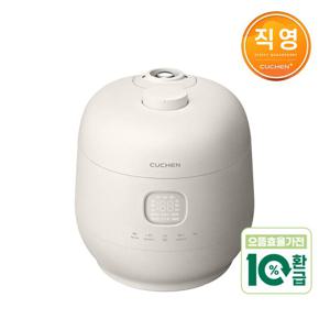 [가전 환급 10%] 2025 NEW 쿠첸 브레인 풀스텐 듀얼프레셔 6인용 IH전기압력밥솥 CRT-TWS0630W