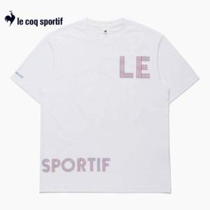 [르꼬끄]레터 변형 반팔티 QQ223LRS43 OWT 남여공용 반팔티셔츠