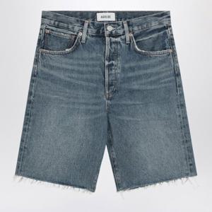 에이골디 하이웨이스트 로우컷 블루 데님 쇼츠 A223B1206 RNU