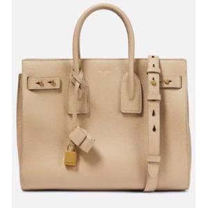생로랑 Sac De Jour 스몰 레더 토트 백 P00777428