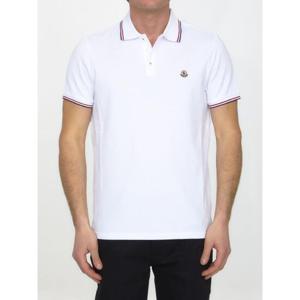 MONCLER Cotton polo shirt with logo 8A70300001