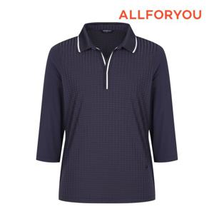 [올포유]여성 조직감 카라 7부 티셔츠 AWTPM3461-915