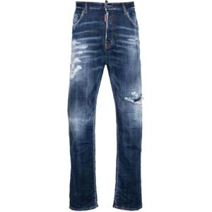 25 SS 디스퀘어드2 다크 캐스트 워싱 브로 스트레이트 진 S71LB1367S30342 TP432065848