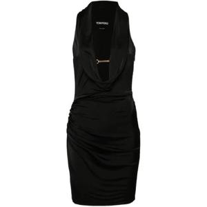 25 SS 톰포드 카울 넥 미니 드레스 ABJ795JEX070 TP432081758