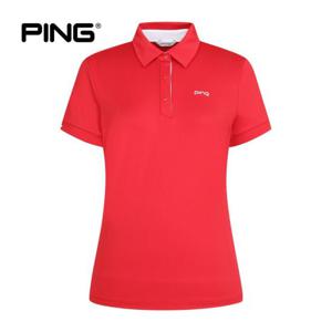 [핑](본사) [PING] 여성 베이직 카라 반팔 티셔츠 121D2TO055_RE