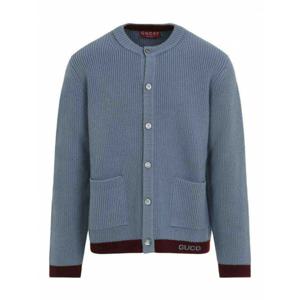 [GUCCI] 라프리마 남성 가디건 울 811243XKEGS4589 라이트 Blue /8
