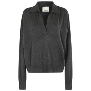 여성 Isabel Marant Galix 니트 점퍼 ANTHRACITE02AN