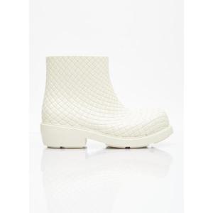 25 SS Bottega Veneta 여성 파이어맨 앵클부츠 bov0255021wht