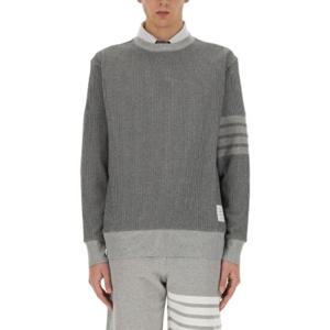 Thom Browne 4 바 골지 긴소매 스웨트셔츠 MJT429AJ0142 035 TP936796201