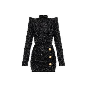 Balmain 시퀸 미니 드레스 EF0R9294XL08 EAB TP936077722