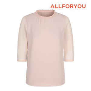 [올포유] 여성 넥스모킹 7부 소매 티블라우스 ALTRN5246-403