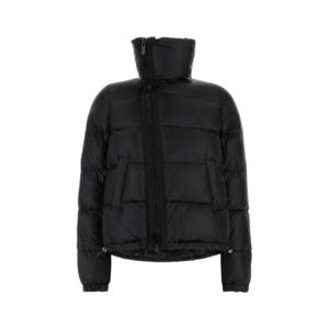 사카이 여성 블랙 나일론 숏 패딩 SCW290 001