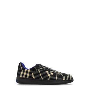 Burberry 테라스 체크 레이스업 스니커즈 8095274 A1003 TP934888178