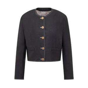 Thom Browne 프레스코 박스 플리츠 가디건 재킷 FBC893A00473 415 TP944683305