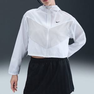 나이키바람막이 OQC HJ1183-101 스포츠웨어 윈드러너 여성 루즈 우븐 후드 재킷