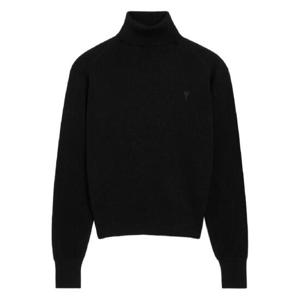 AMI Paris 아미 드 쾨흐 터틀넥 스웨터 H25HKS827001