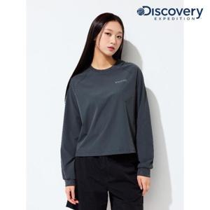 디스커버리 (DWMT44051_DGS) 우먼스 우븐 맨투맨 DXNW
