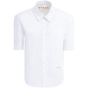 마르니 셔츠 CAMA0623S0 UTC223 00W01 WHITE